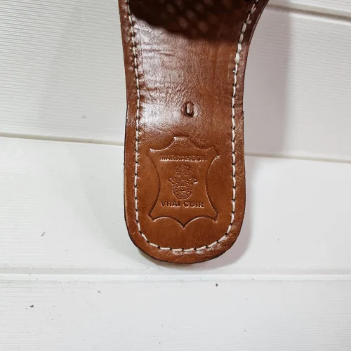 Women’s Yellow Woven Moroccan Leather Flats