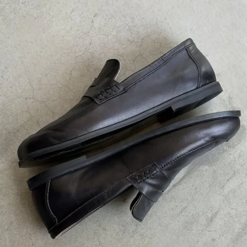 Women S Leather Suede Loafers Handmade Anatomical Flats