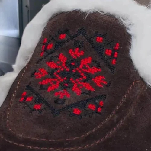 Handmade Chocolate Brown Suede Loafers Ukrainian Minimalist Shoes